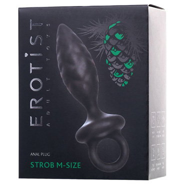 Новинка раздела Секс игрушки - Анальная пробка Erotist Strob M, черная