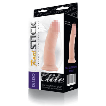 ToyFa Real Stick Elite Dildo, 16 см - фото, отзывы