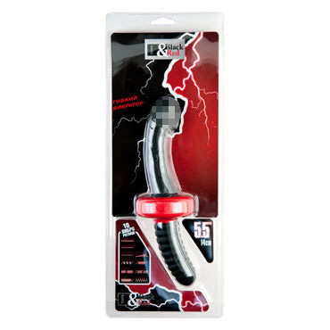 ToyFa Black&Red Реалистичный вибратор 14 см, черный — фото 2