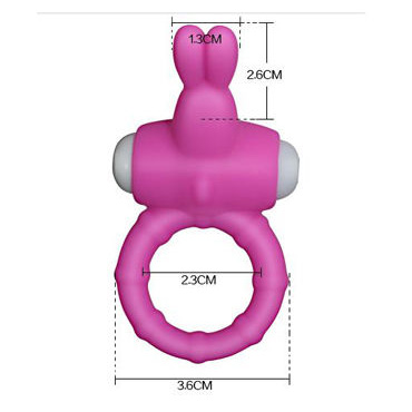 LoveToy Power Thrill Clit Cockring, черное - фото, отзывы