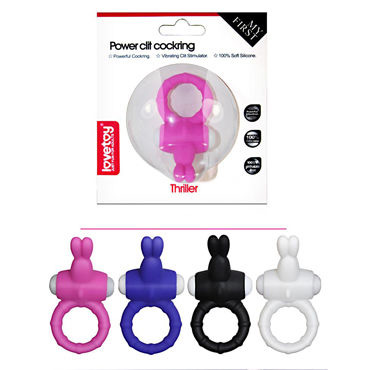 LoveToy Power Thrill Clit Cockring, черное