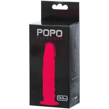 ToyFa Popo Pleasure Фаллоимитатор 13,5 см, розовый - Реалистичный на присоске - купить в секс шопе