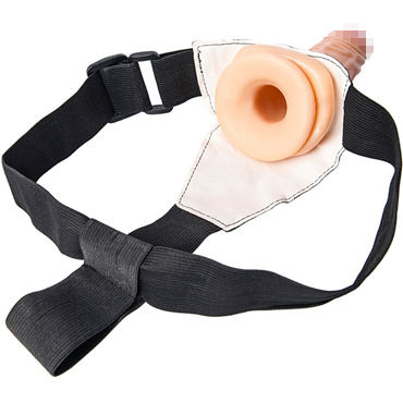 Toyfa A-toys Strap-On, телесный, Страпон с реалистичной насадкой и другие товары ToyFa с фото