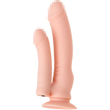 Toyfa A-toys Double Penetration Dildo, телесный