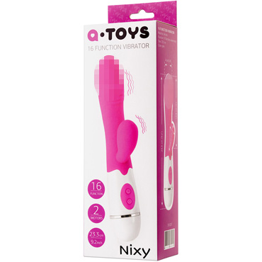 ToyFa A-Toys Nixi, розовый, Вибратор с клиторальной стимуляцией и другие товары ToyFa с фото