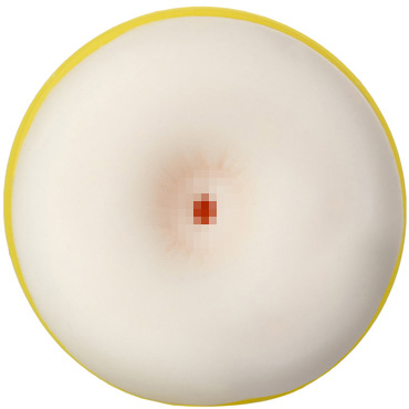 Toyfa A-Toys Masturbator Анус, желтый/телесный - Мастурбатор в компактном корпусе - купить в секс шопе