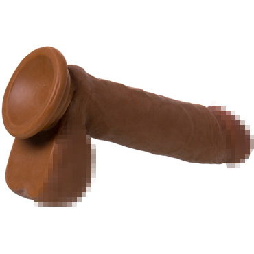 Toyfa RealStick Elite Dildo Mulatto Mr. Gomez, коричневый — фото 3