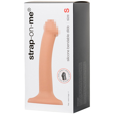 Strap-on-me Silicone Bendable Dildo S, телесный - фото 8