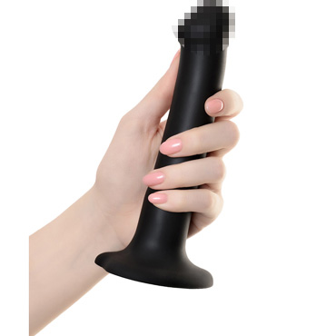 Strap-on-me Silicone Bendable Dildo M, черный - подробные фото в секс шопе Condom-Shop