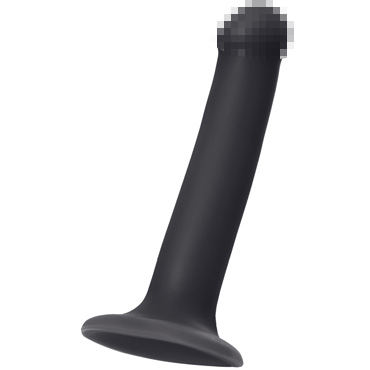 Strap-on-me Silicone Bendable Dildo M, черный