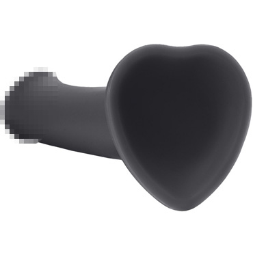 Strap-on-me Silicone Bendable Dildo L, черный, Фаллоимитатор на присоске/насадка для трусиков с кольцевым креплением и другие товары Strap-on-me с фото