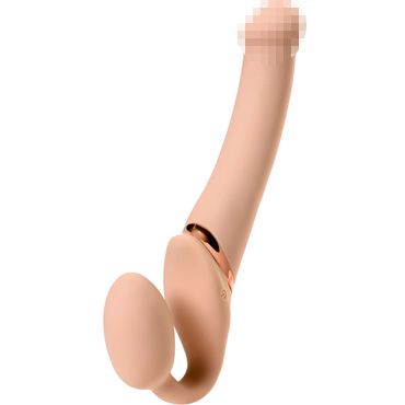 Strap-on-me Vibrating Bendable Strap-on M, телесный