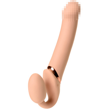 Strap-on-me Vibrating Bendable Strap-on L, телесный