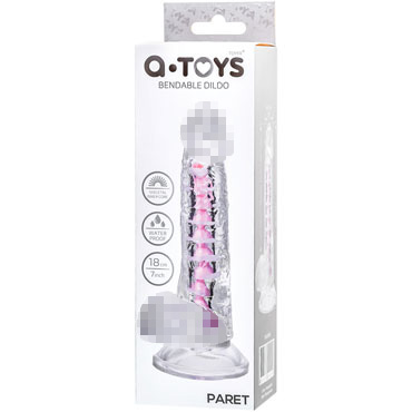 Toyfa A-Toys Paret, прозрачный, Фаллоимитатор с гибким сердечником и другие товары ToyFa с фото