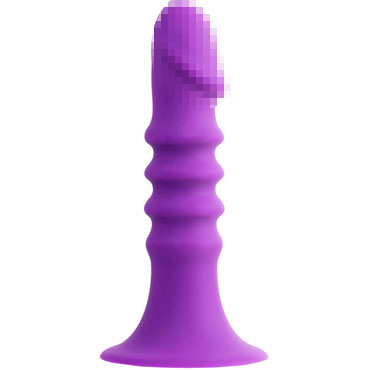Toyfa A-Toys Drilly, фиолетовый, Анальный фаллоимитатор с присоской