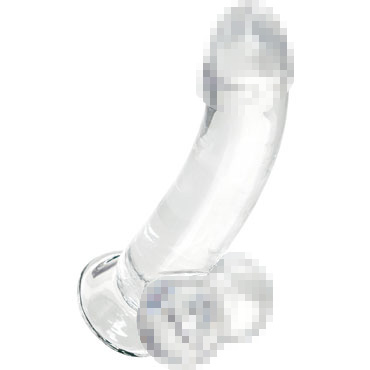 Toyfa A-Toys Cryst, прозрачный, Реалистичный фаллоимитатор на присоске