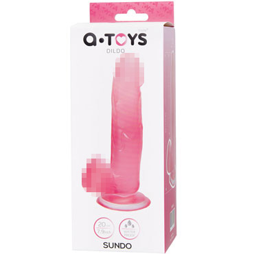 Toyfa A-Toys Sundo, розовый - Фаллоимитатор реалистичный на присоске - купить в секс шопе