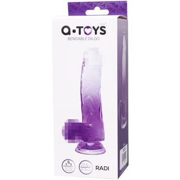 Toyfa A-Toys Radi, фиолетовый, Фаллоимитатор реалистик на присоске и другие товары ToyFa с фото