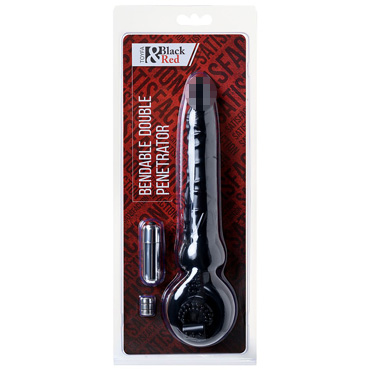 Toyfa вибронасадка, 17,5 см, черная, С анальным стимулятором, гибкая и другие товары ToyFa с фото