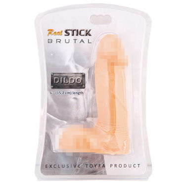 Toyfa фаллоимитатор, 15,2 см, телесный, С мошонкой, реалистичный