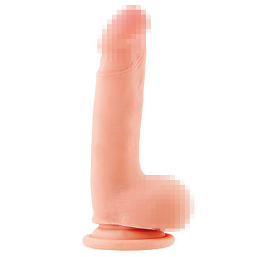 Toyfa фаллоимитатор, 15 см, телесный, На присоске, с мошонкой