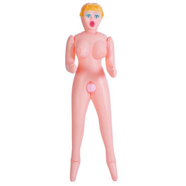 ToyFa Dolls-X Passion, блондинка - Надувная секс-кукла, с мастурбаторами-вставками - купить в секс шопе