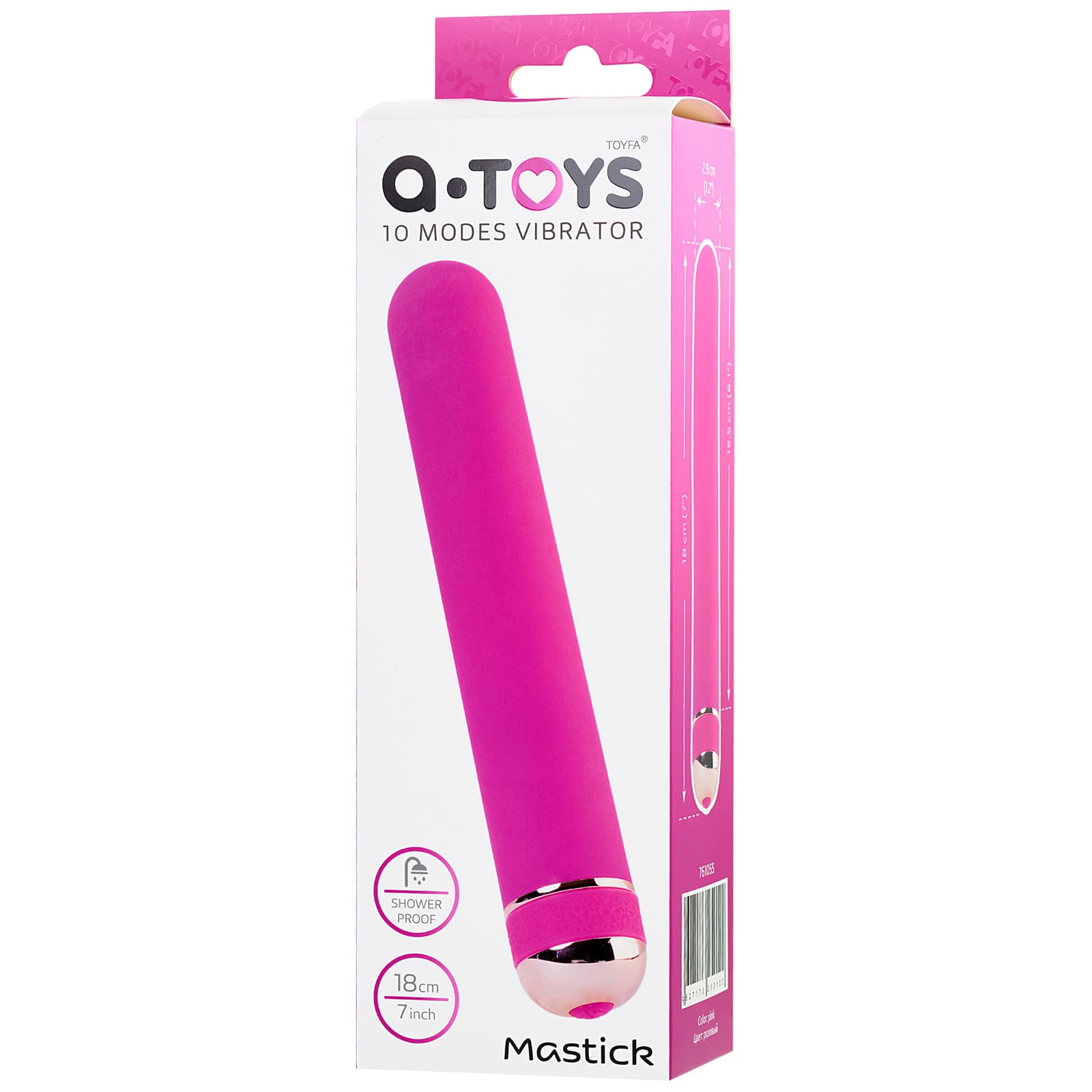 ToyFa A-toys Mastick, 18 см, розовый — фото 7