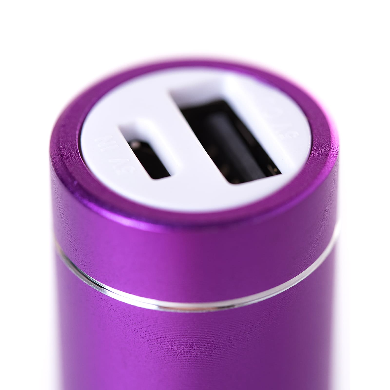 ToyFa A-toys PowerBank 2400 mAh microUSB, фиолетовое — фото 3
