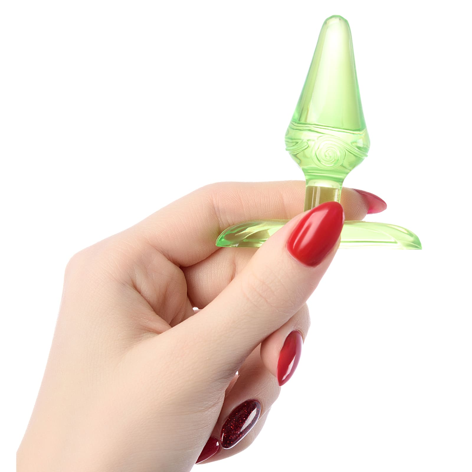 ToyFa Basic Anal Plug, зеленая — фото 3