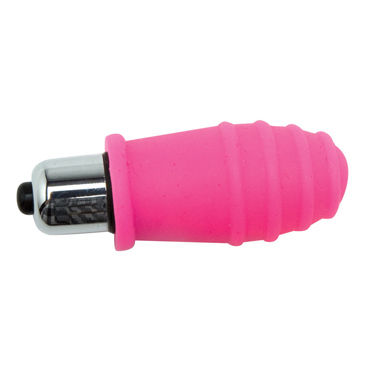 Topco Climax Silicone Pink Pop - Вибропуля с насадкой - купить в секс шопе