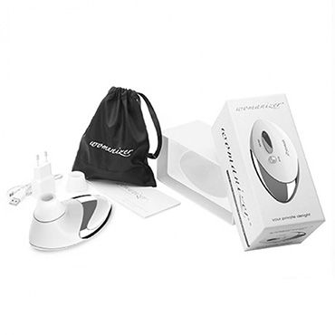 Womanizer Pro, белый - Вакуумный стимулятор клитора, улучшенная версия - купить в секс шопе