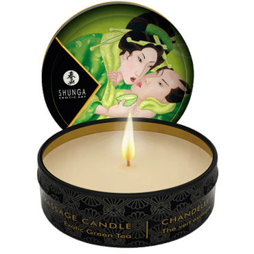 Shunga Geishas Secrets Exotic green tea - Набор "Зеленый чай" из 5 предметов - купить в секс шопе