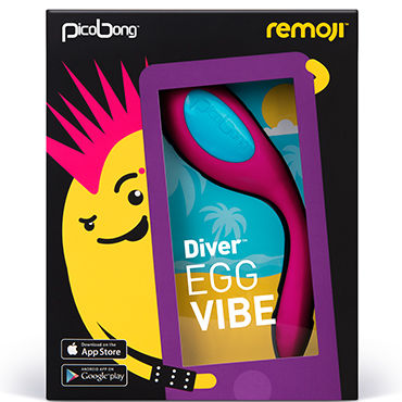 PicoBong Remoji Diver Egg Vibe, розовое - фото, отзывы