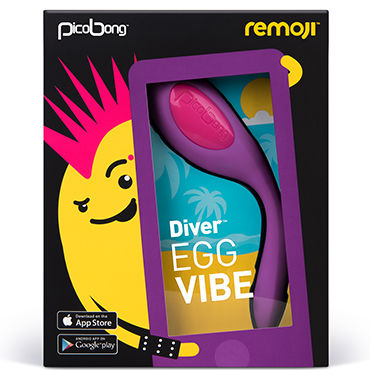 PicoBong Remoji Diver Egg Vibe, фиолетовое - фото, отзывы