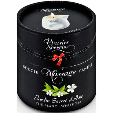 Plaisirs Secrets Massage Candle White Tea, 80мл - фото, отзывы