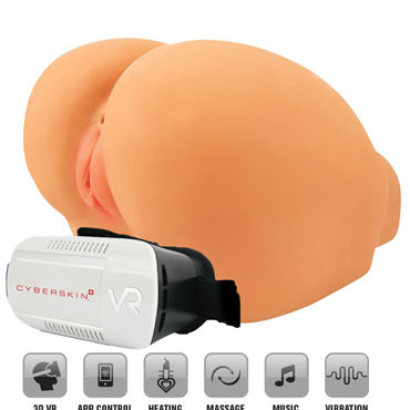 Topco Twerking Butt Classic, Мастурбатор с вибрацией, 3D очками, функцией нагрева и другие товары Topco с фото