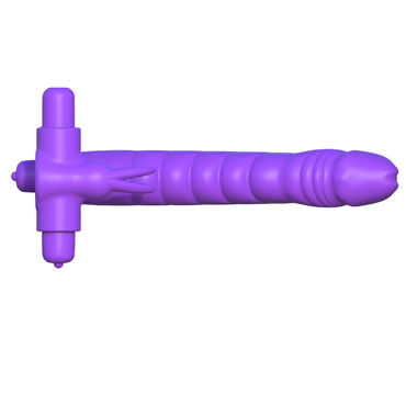 Pipedream Fantasy C-Ringz Silicone Double Penetrator Rabbit - подробные фото в секс шопе Condom-Shop