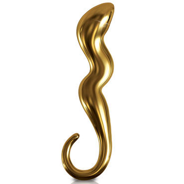 Pipedream Icicles Gold Edition G01 - Стеклянный фаллоимитатор - купить в секс шопе