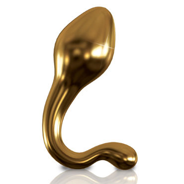 Pipedream Icicles Gold Edition G11 - Стеклянный анальный стимулятор - купить в секс шопе