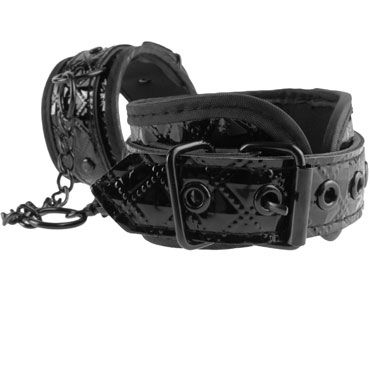 Pipedream Fetish Fantasy Limited Edition Couture Cuffs - Лаковые наручники - купить в секс шопе