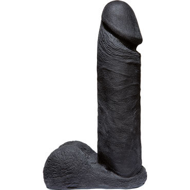 Doc Johnson Vac-U-Lock UR3 Cock 20 см, черная - Реалистичная насадка фаллоимитатор - купить в секс шопе