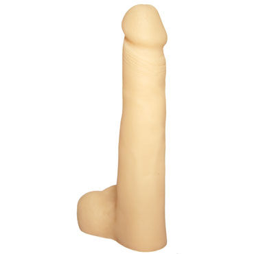 МиФ Фаллоимитатор пустотелый 17,5 см, телесный - Реалистичной формы с мошонкой - купить в секс шопе