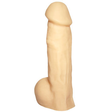 МиФ Фаллоимитатор пустотелый 17 см, телесный - Реалистичный с крупной головкой - купить в секс шопе