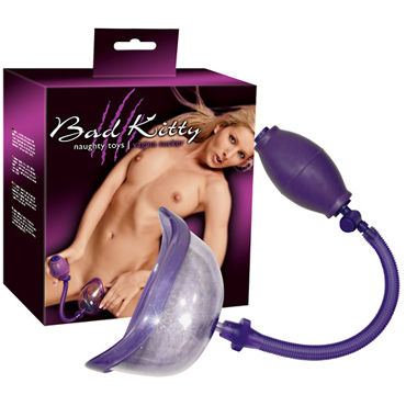 Bad Kitty Vagina Sucker, фиолетовая, Вакуумная помпа для женщин