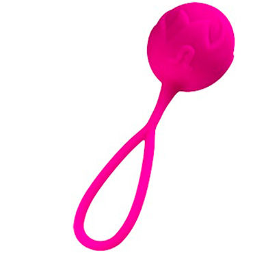 Adrien Lastic Mia Chinese Ball, розовый, Вагинальный шарик с рельефным рисунком