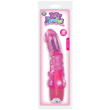 NS Novelties Jelly Rancher 15см Vibrating Massager, розовый — фото 1