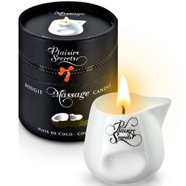 Plaisirs Secrets Massage Candle Coconut, 80мл