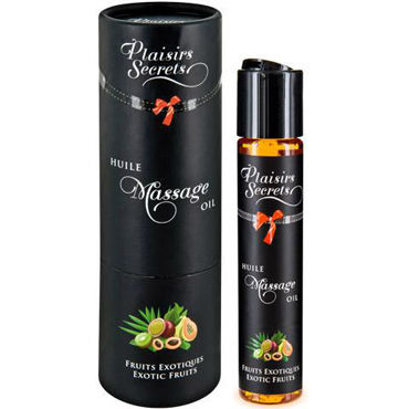 Plaisirs Secrets Massage Oil Exotic Fruits, 59мл, Массажное масло Экзотические фрукты