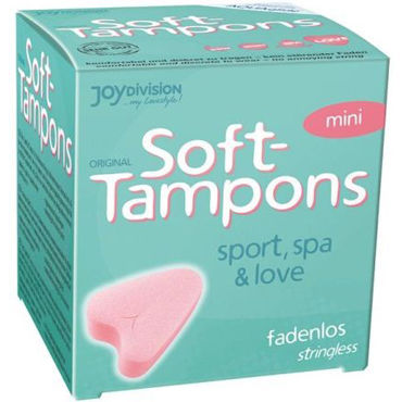 JoyDivision Soft Tampons mini, 3шт, Мягкие тампоны