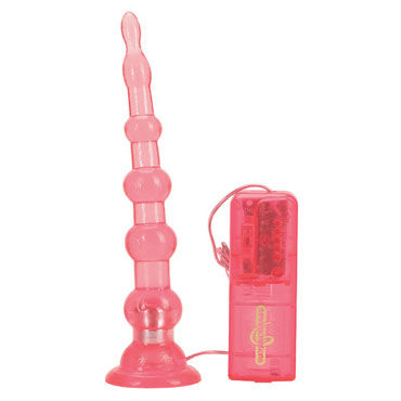 Gopaldas Joy Toy 9 розовый, Анальная елочка с вибрацией